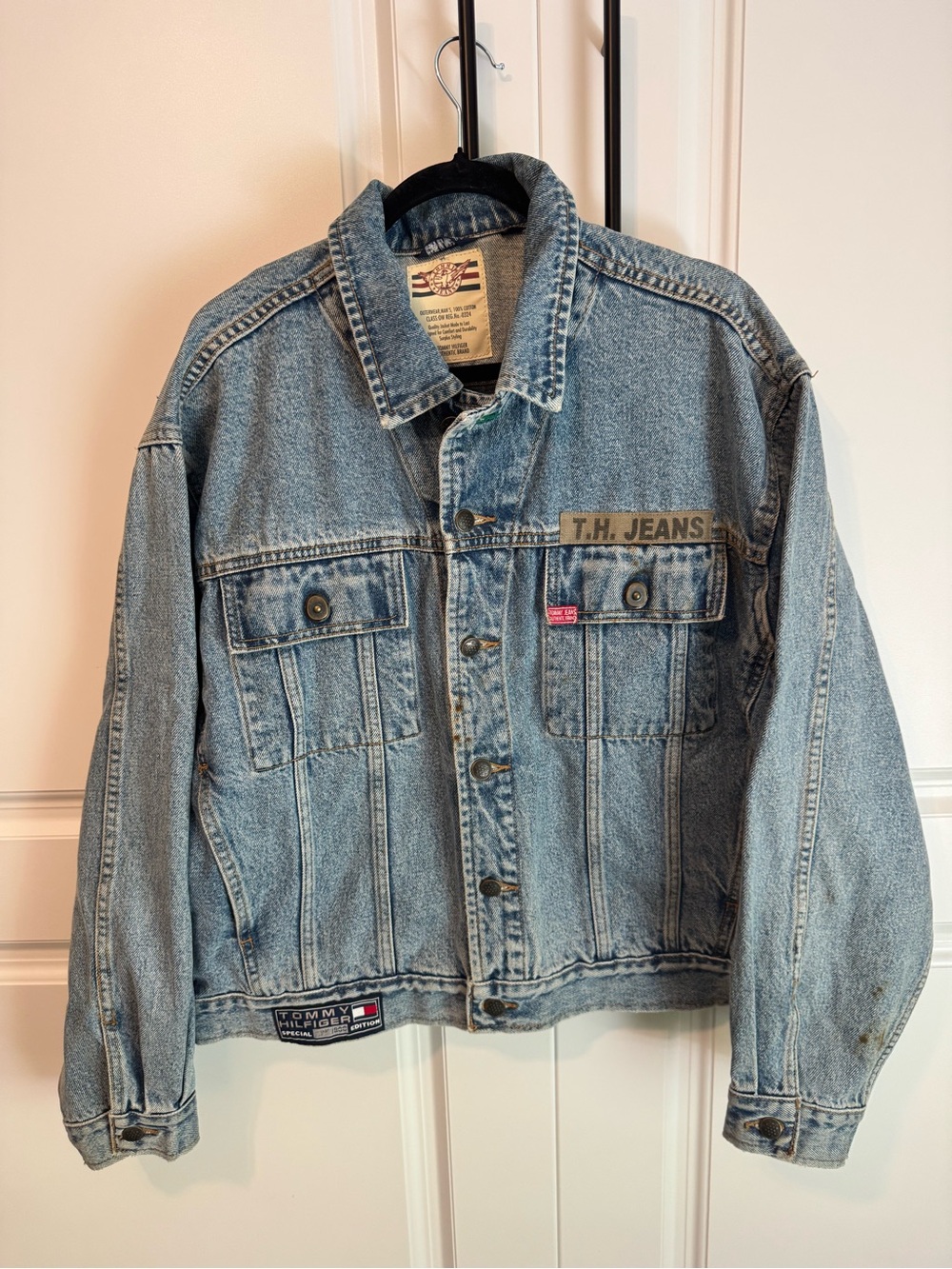 Tommy Hilfiger Light Blue Denim Jacket - T.H. Jeans